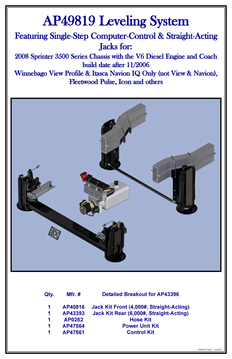 HWH Aftermarket Leveling Systems & Links