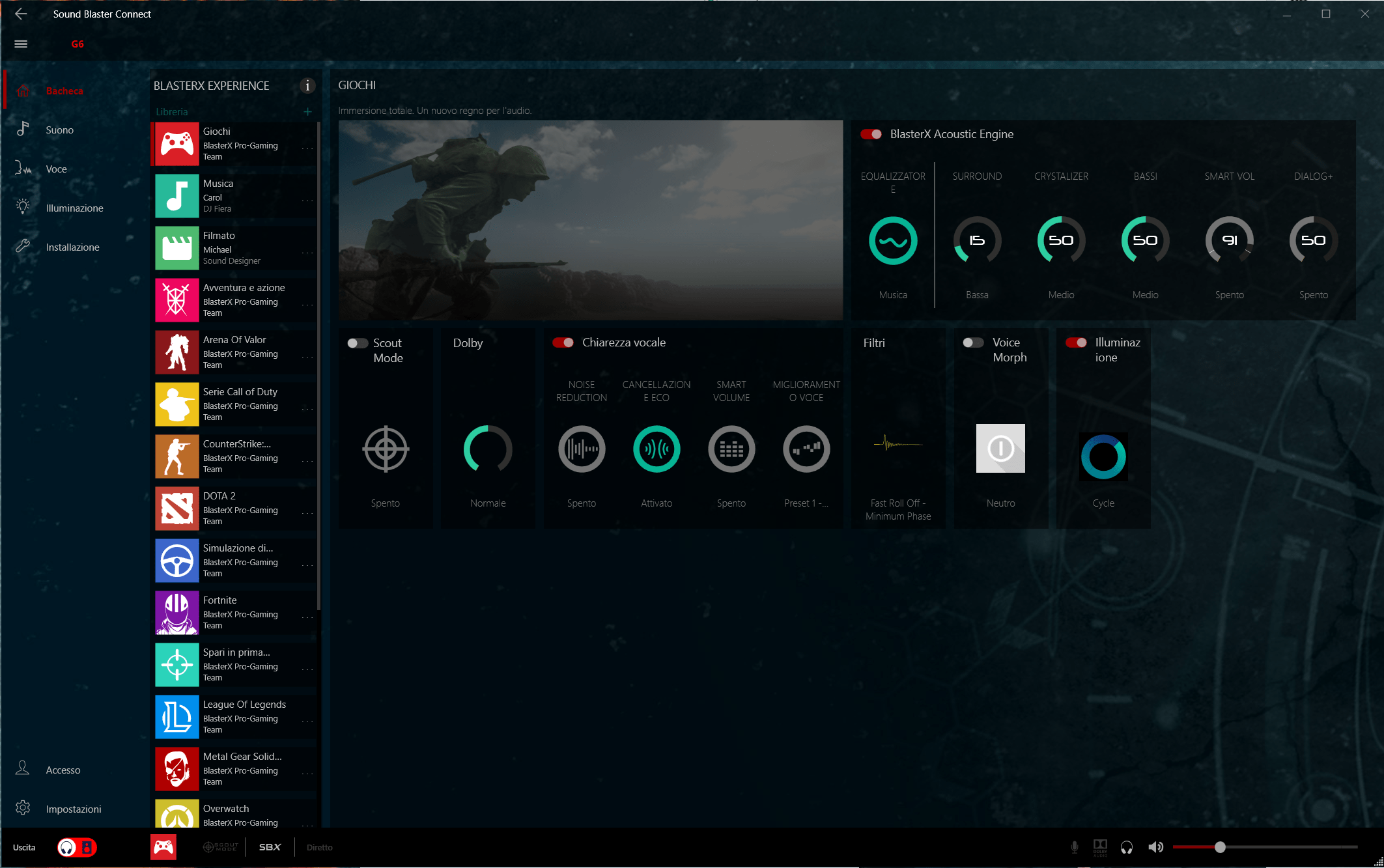 Creative Sound BlasterX G6 il buon suono non è mai opzionale