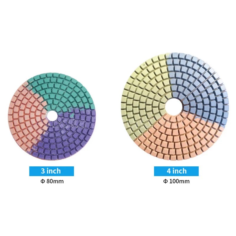 Wet Floor Polishing Pads With Three Color BK3SWP