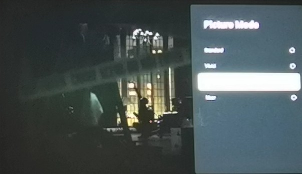 Soft image setting adjustments on the Wanbo Mozart 1 Pro projector.