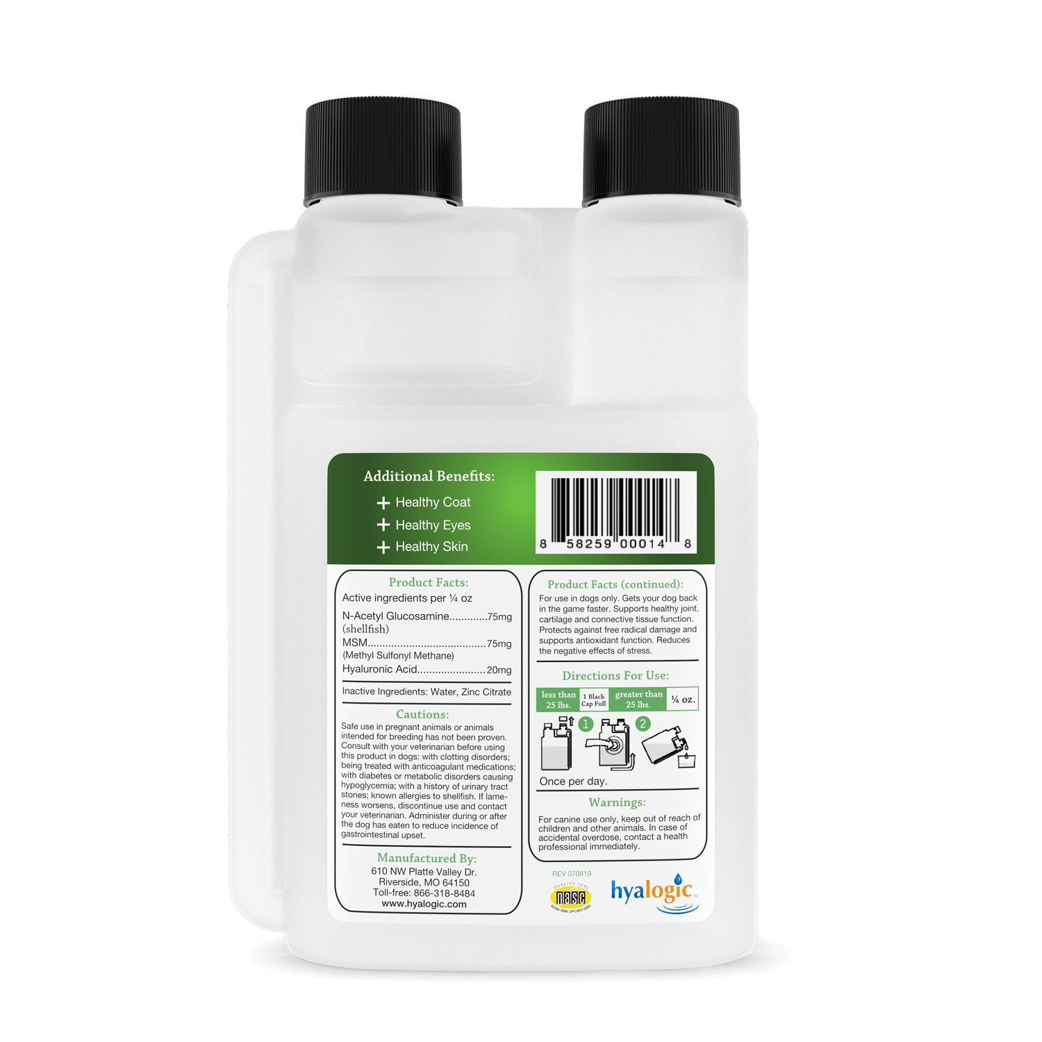Hyaflex™ PRO Complete Joint Care Liquid Hyalogic®