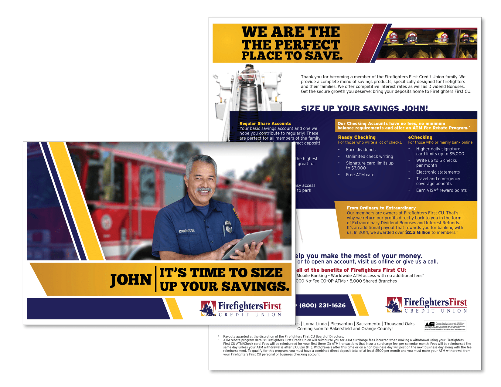 Firefighters First Credit Union HyattWard Advertising