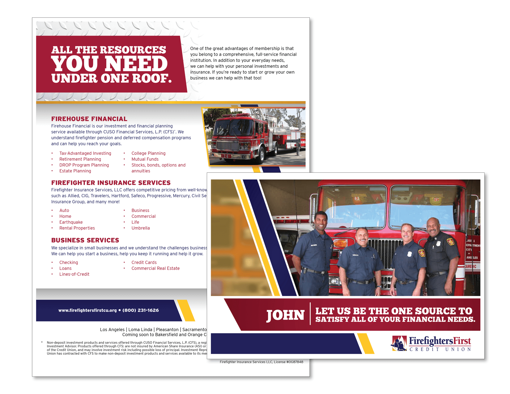 Firefighters First Credit Union HyattWard Advertising