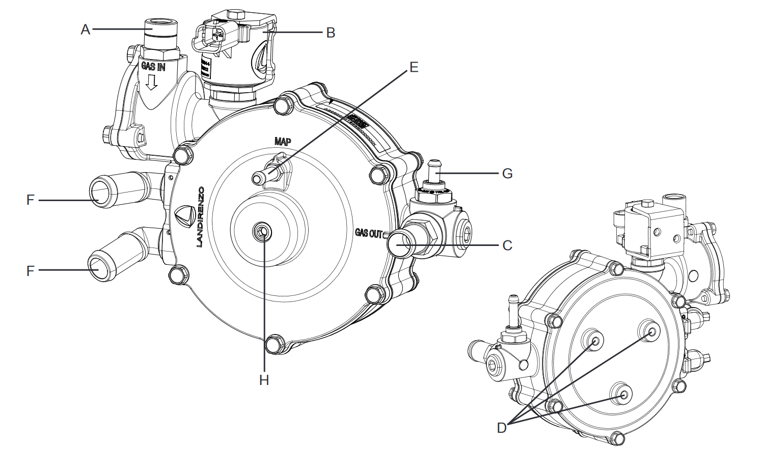 Landi Renzo LI10 Reducer HybridSupply