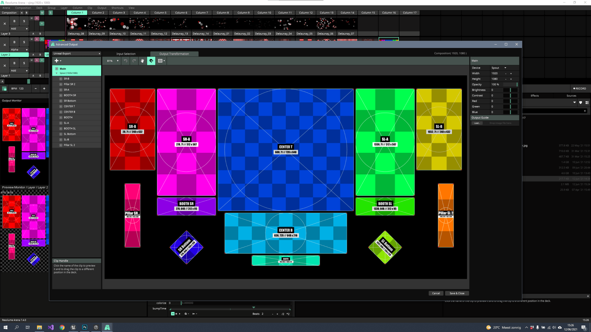 Resolume Slice Import Hybrid Visuals