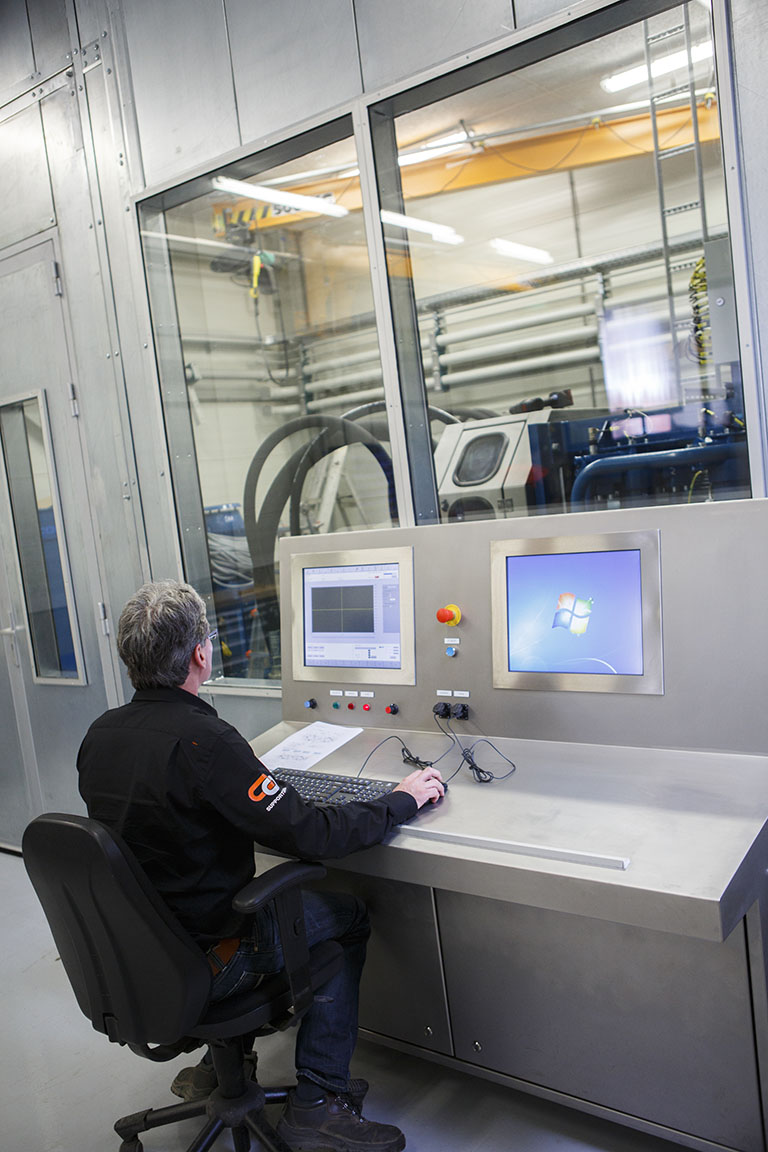 remanufacturing test bench Hydraulic system, software and controls