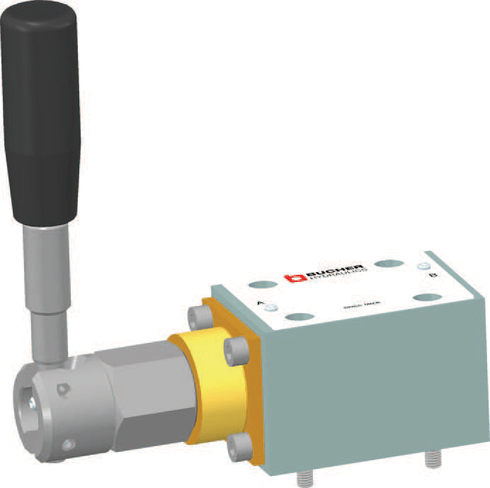 Bucher Hydraulics W2N.../W2P... serie size 3 retningsventiler