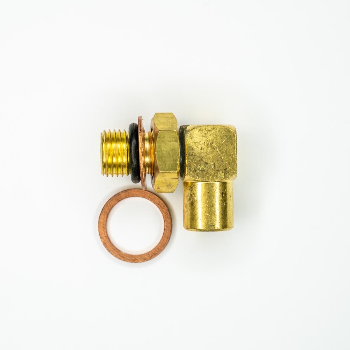 Brake Line Fitting Brass Electric Over Hydraulic Brake Actuator