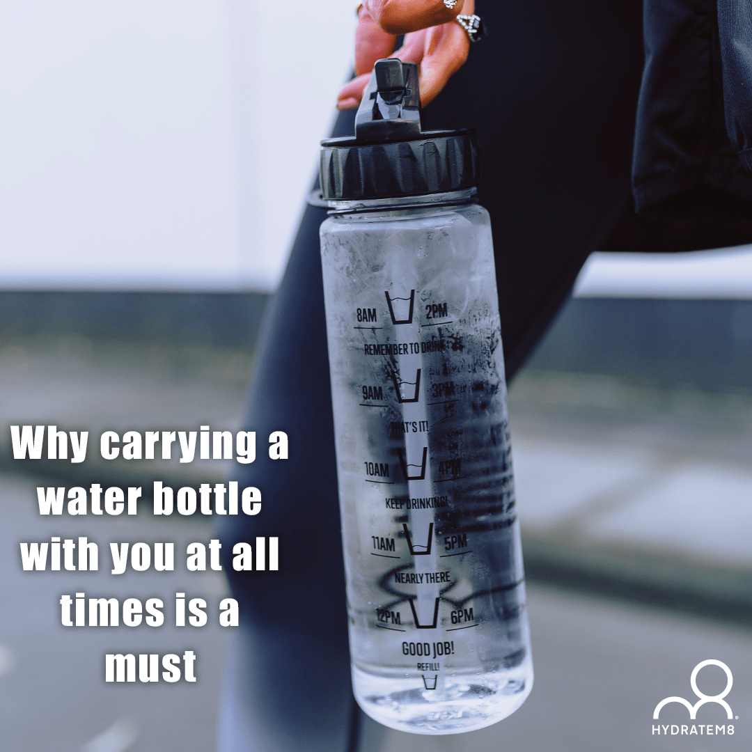 Why Carrying a Water Bottle with You at all Times is a Must HydrateM8