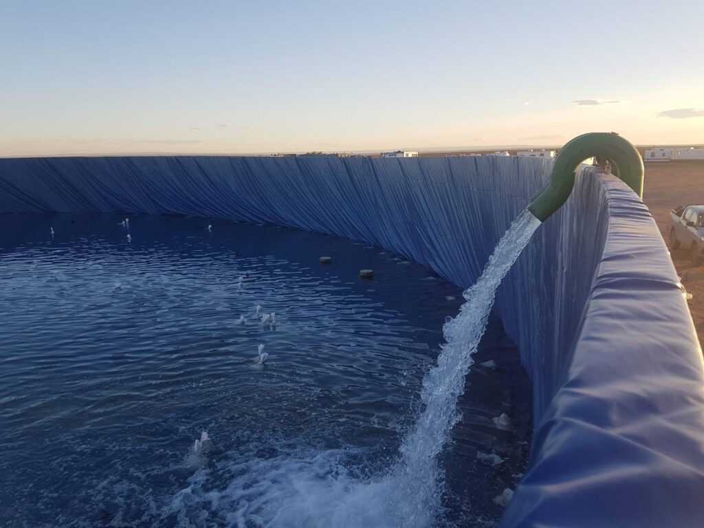 Frac ponds and frac tanks in Australia HydrEra