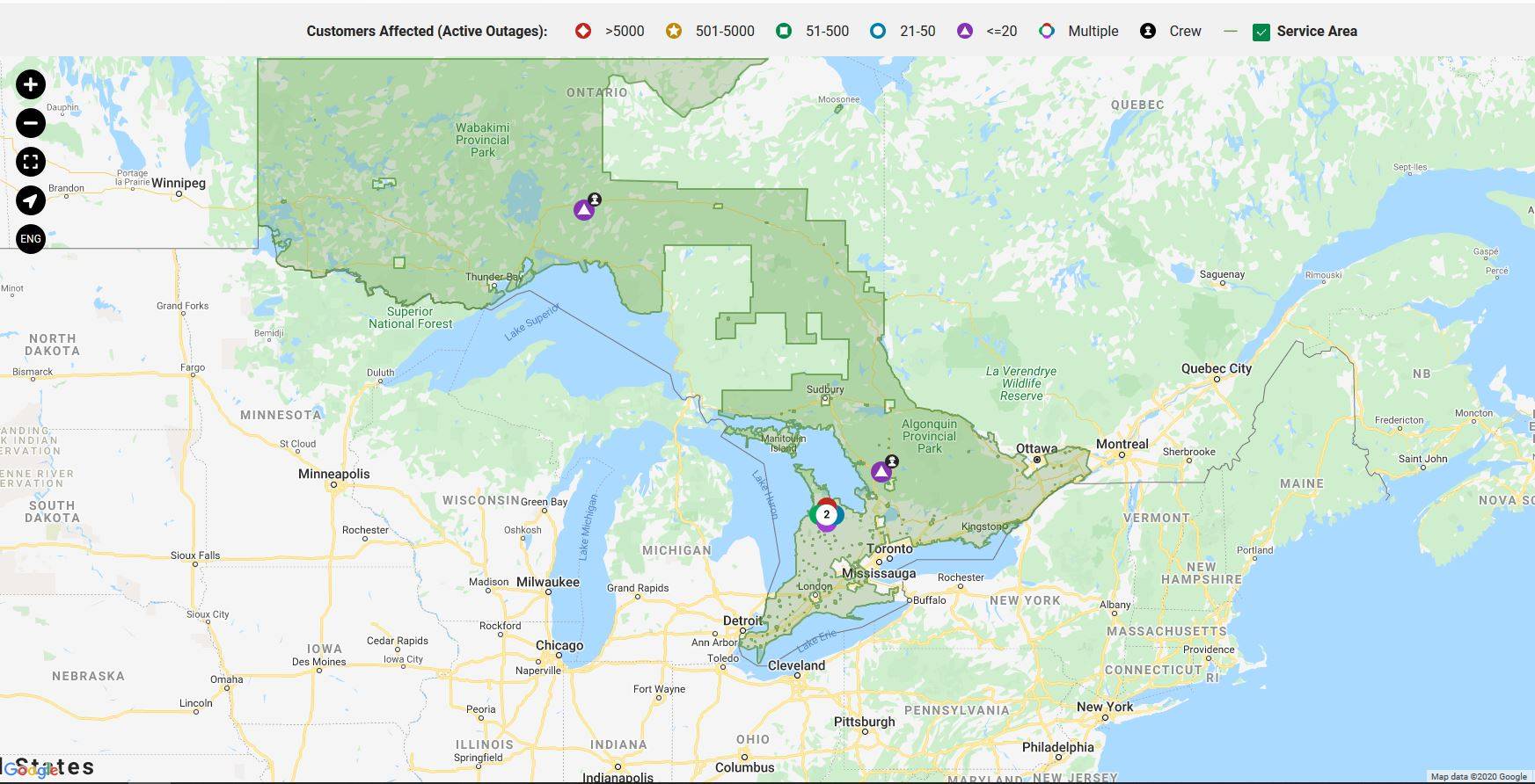 Marco Nunez Berita Power Outage Map Ontario Canada