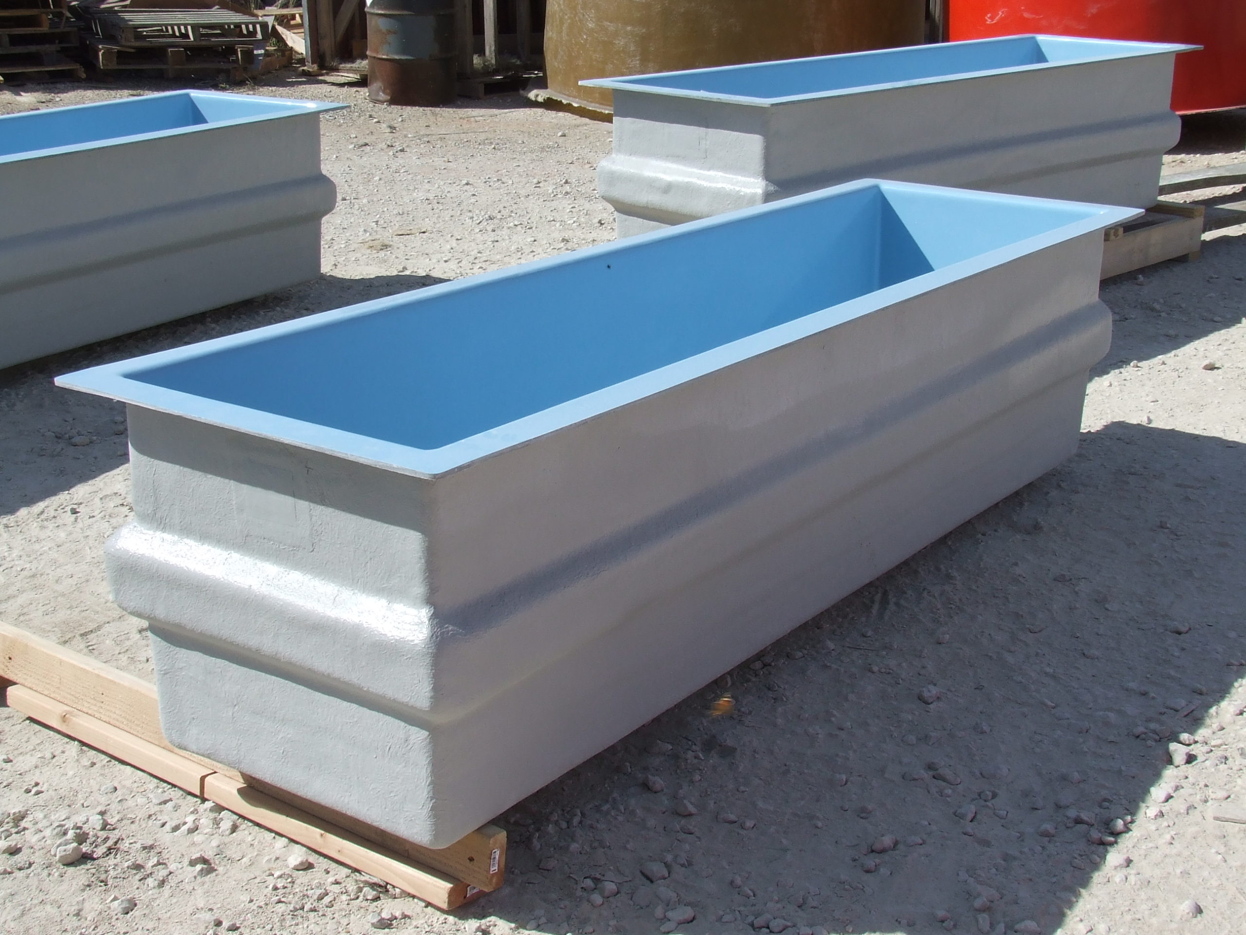 241 gal. Rectangular Fiberglass Tank Hydro Composites, LLC