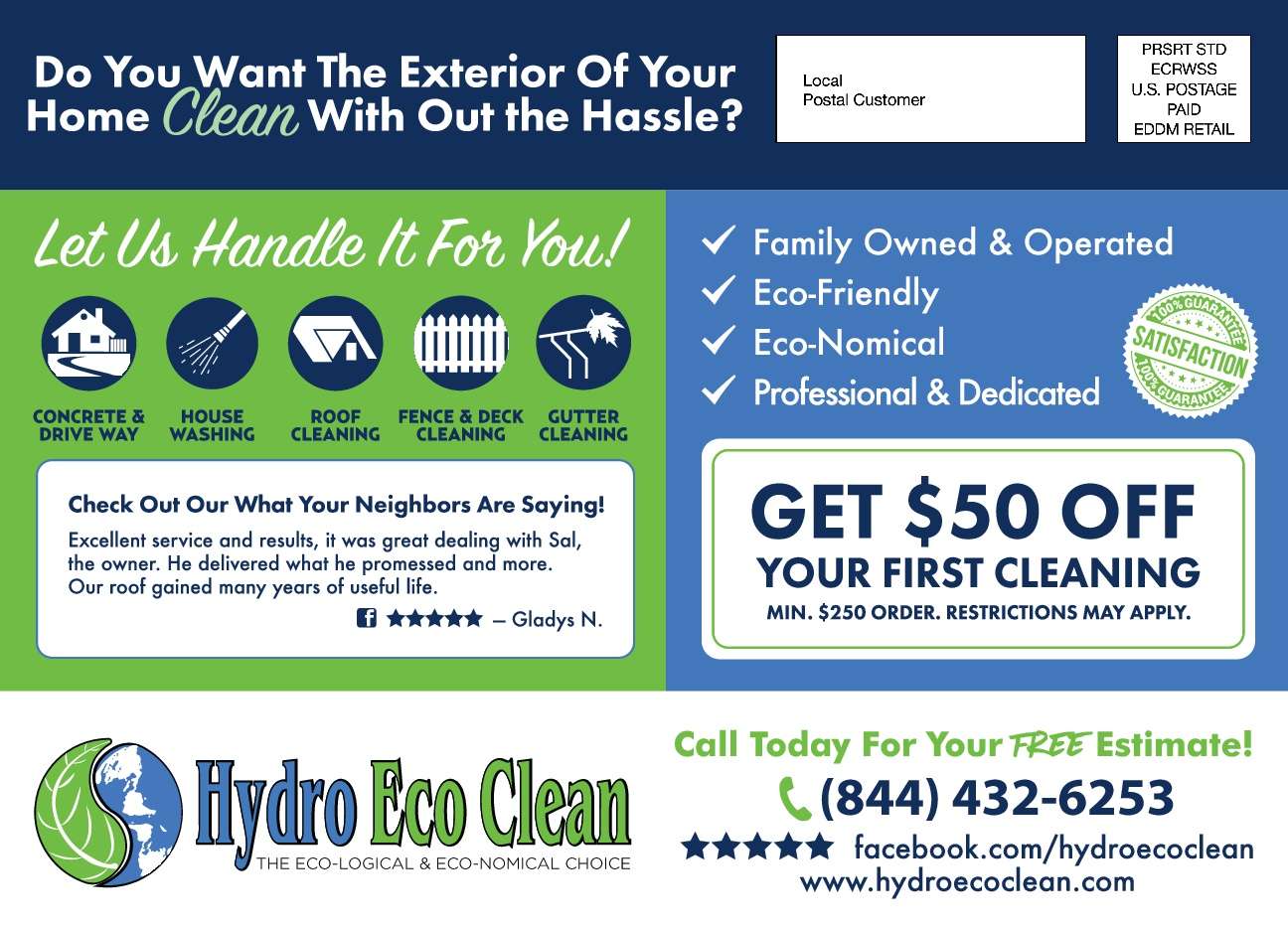 West Milford Pressure Washing, Power Wash Cleaning HydroEco Clean