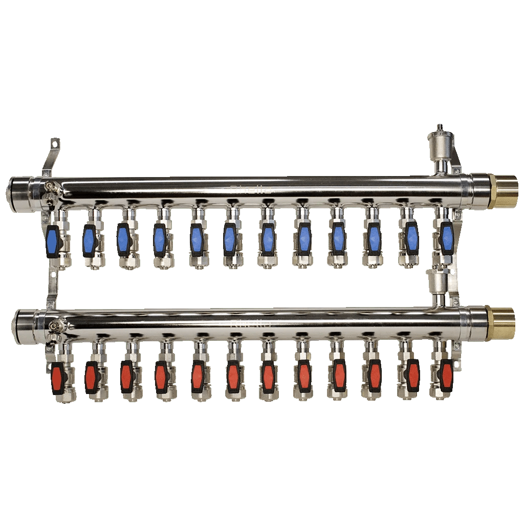 Rhella 12 Branch Xtreme Flow Manifold The Hydronics Depot