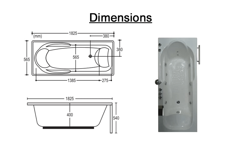 Bath TubsH.P.B 1023 Fully Loaded, Readymade Swimming Pools