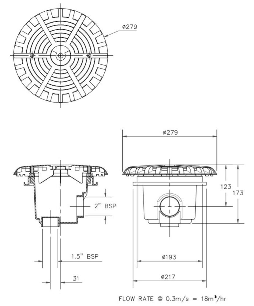 Swimming Pool > Pool Shell Equipment > Water Circulation Fittings