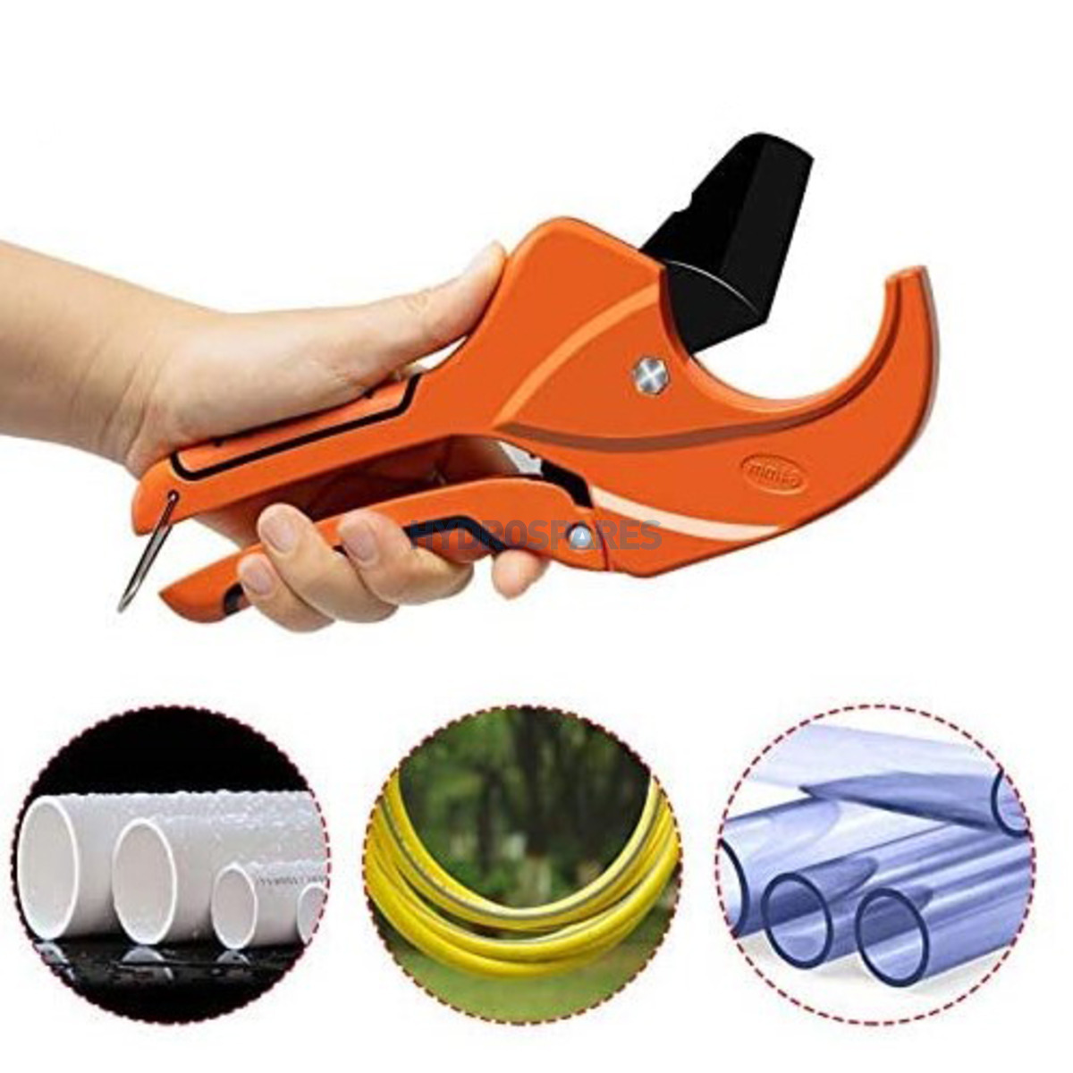 HS PRO Ratchet Plastic Hose & Pipe Cutter