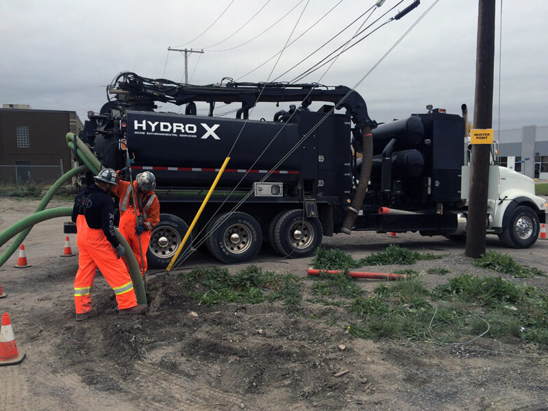 HydroX Hydrovac Services Regina Regina Hydrovac, HydroX, Excavation