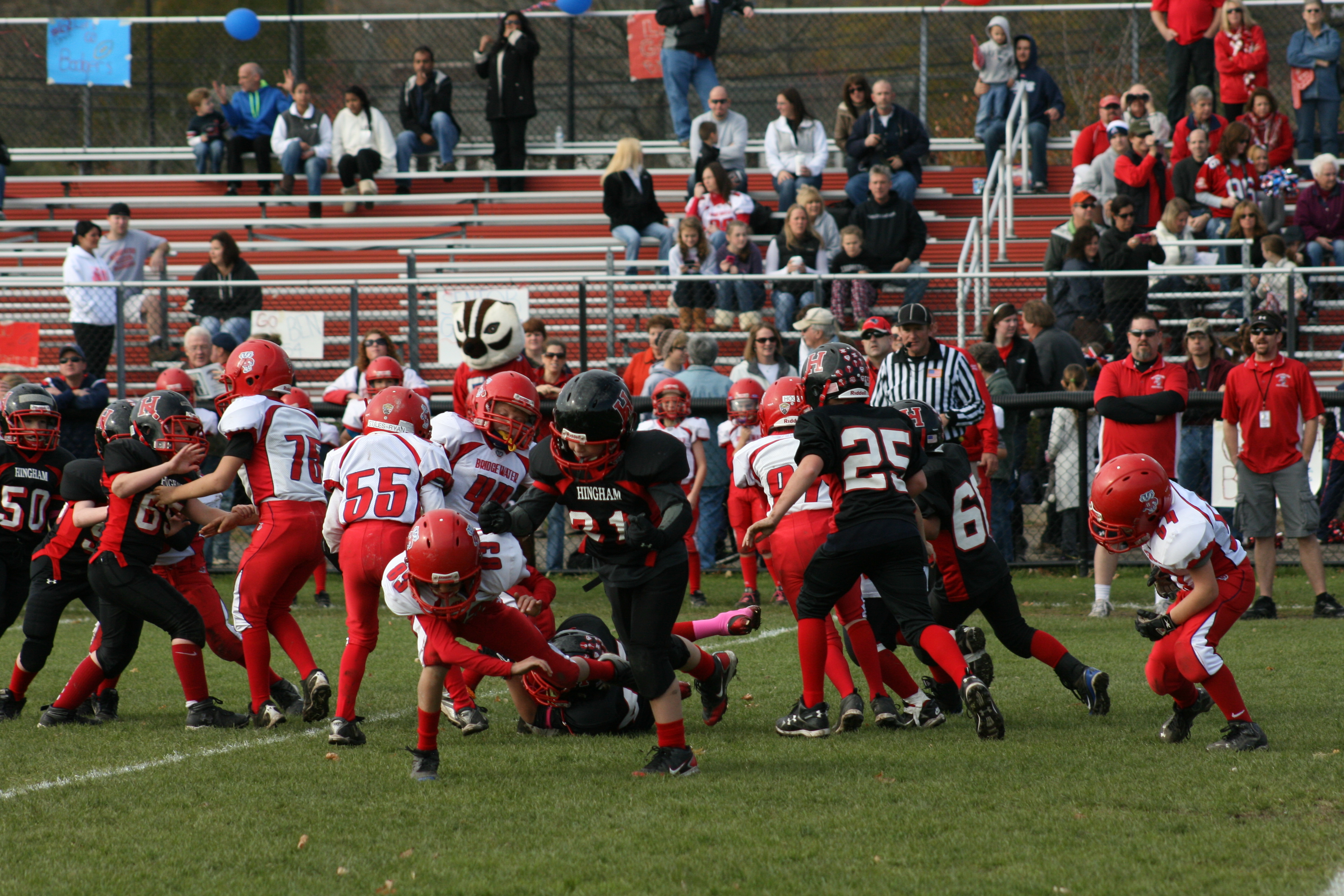 Junior varsity football Fourth Grade Raiders