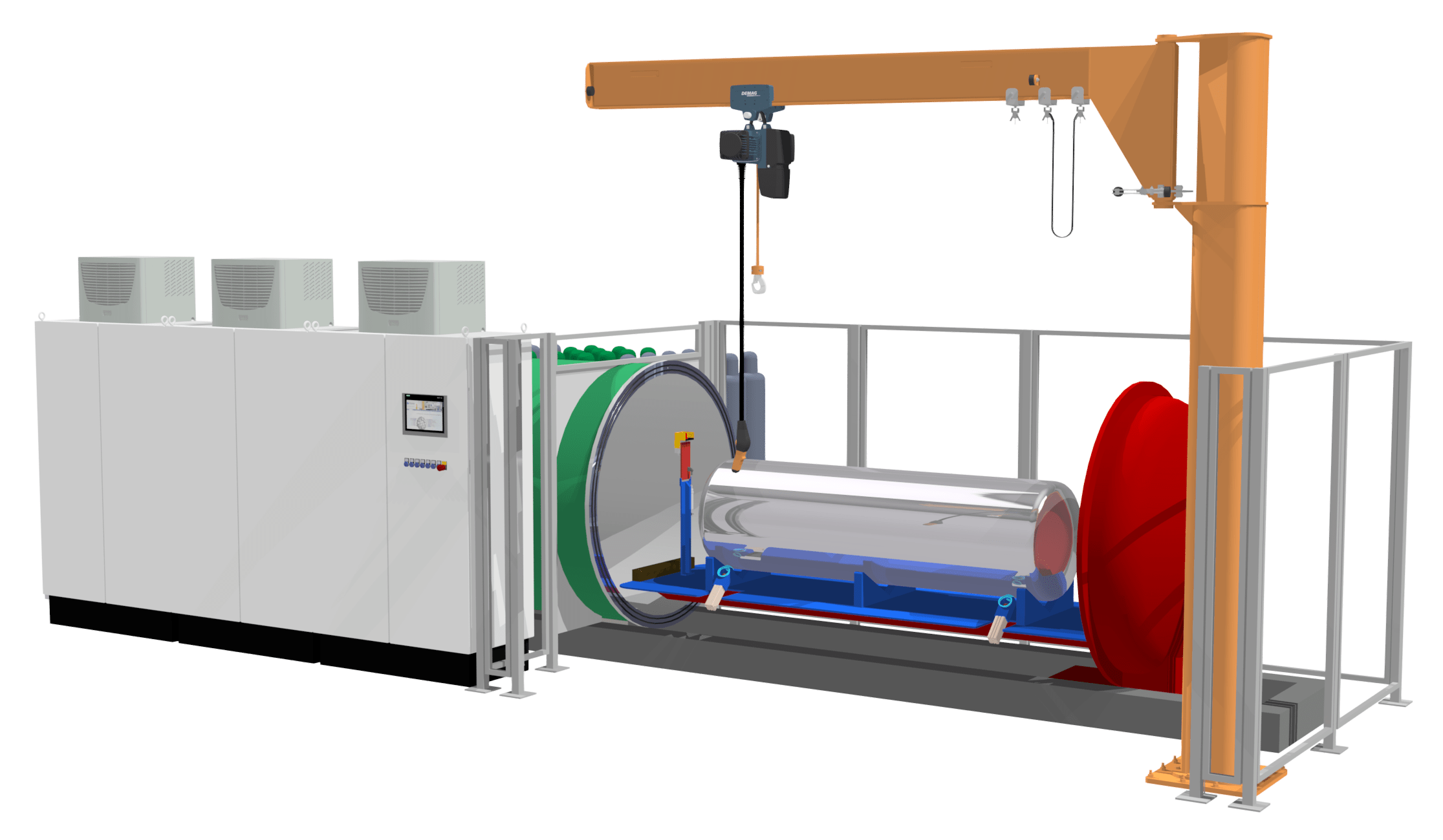 Cryogenic Tank Leak Test Station