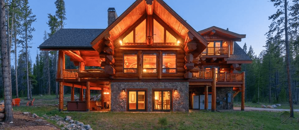 This Log Cabin is Beautiful Inside and Out!