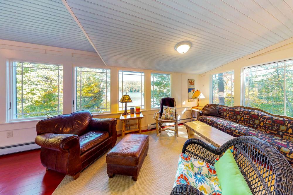 Incredible Cabin Getaway on the Shores of Lake Rescue in Ludlow, Vermont