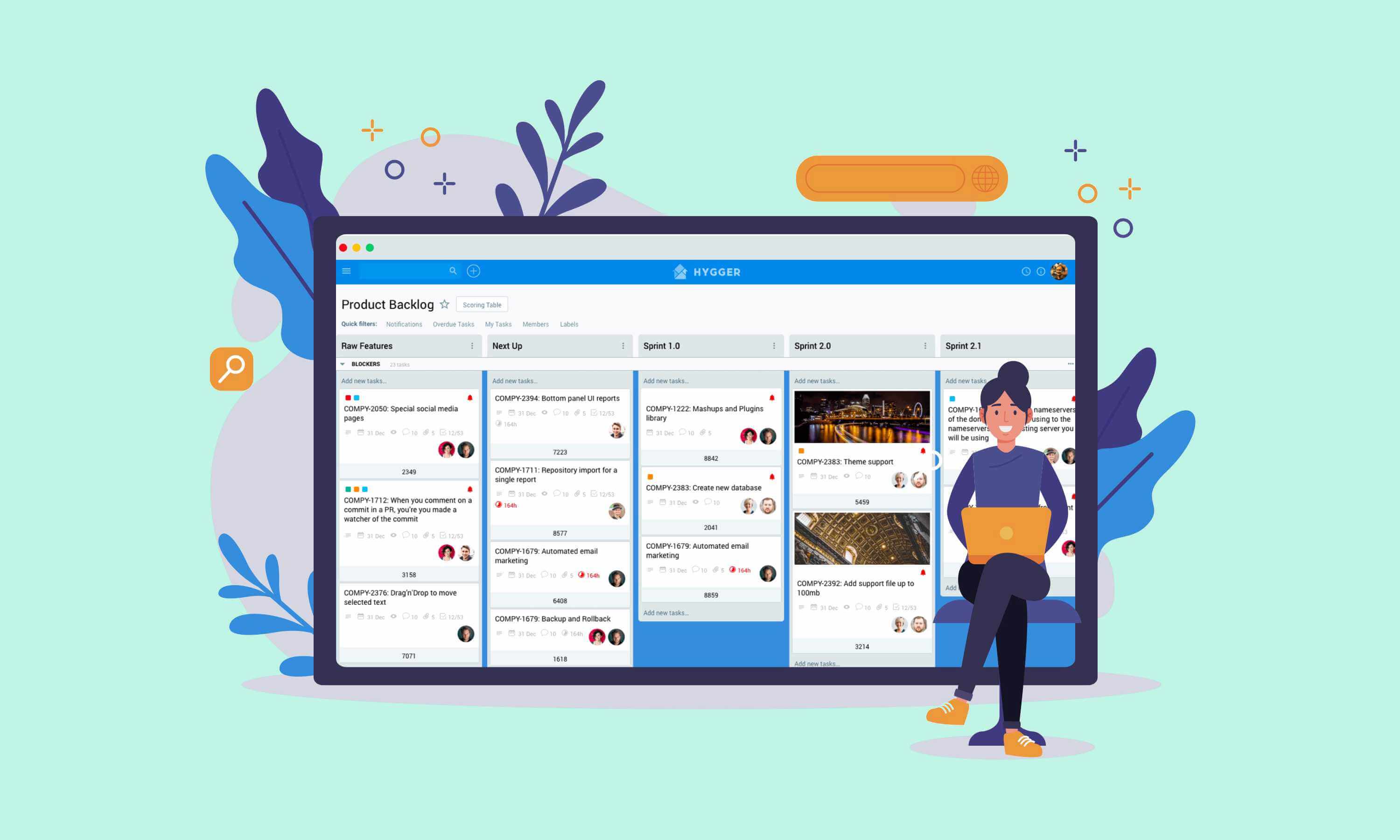7 Scrum Board Examples Hygger.io