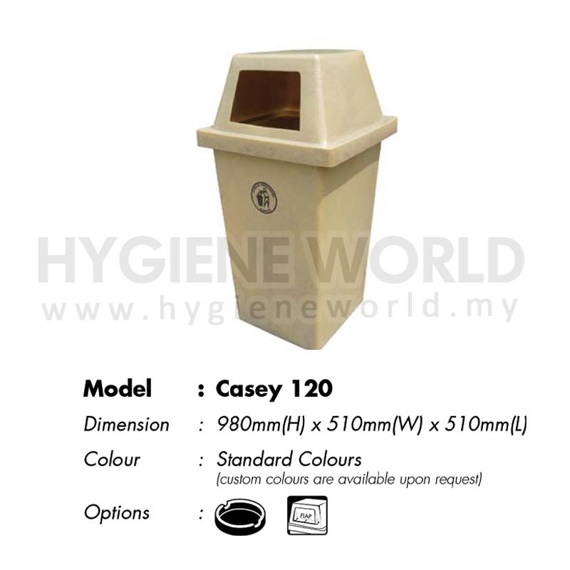 Waste Bins Casey 120 Hygiene World Sdn. Bhd