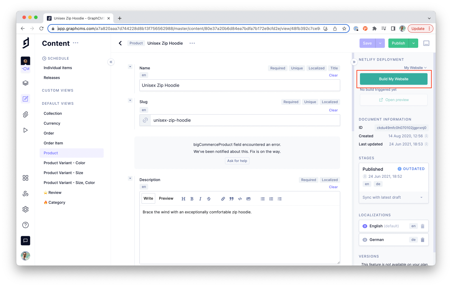 Hygraph and Netlify integration Hygraph