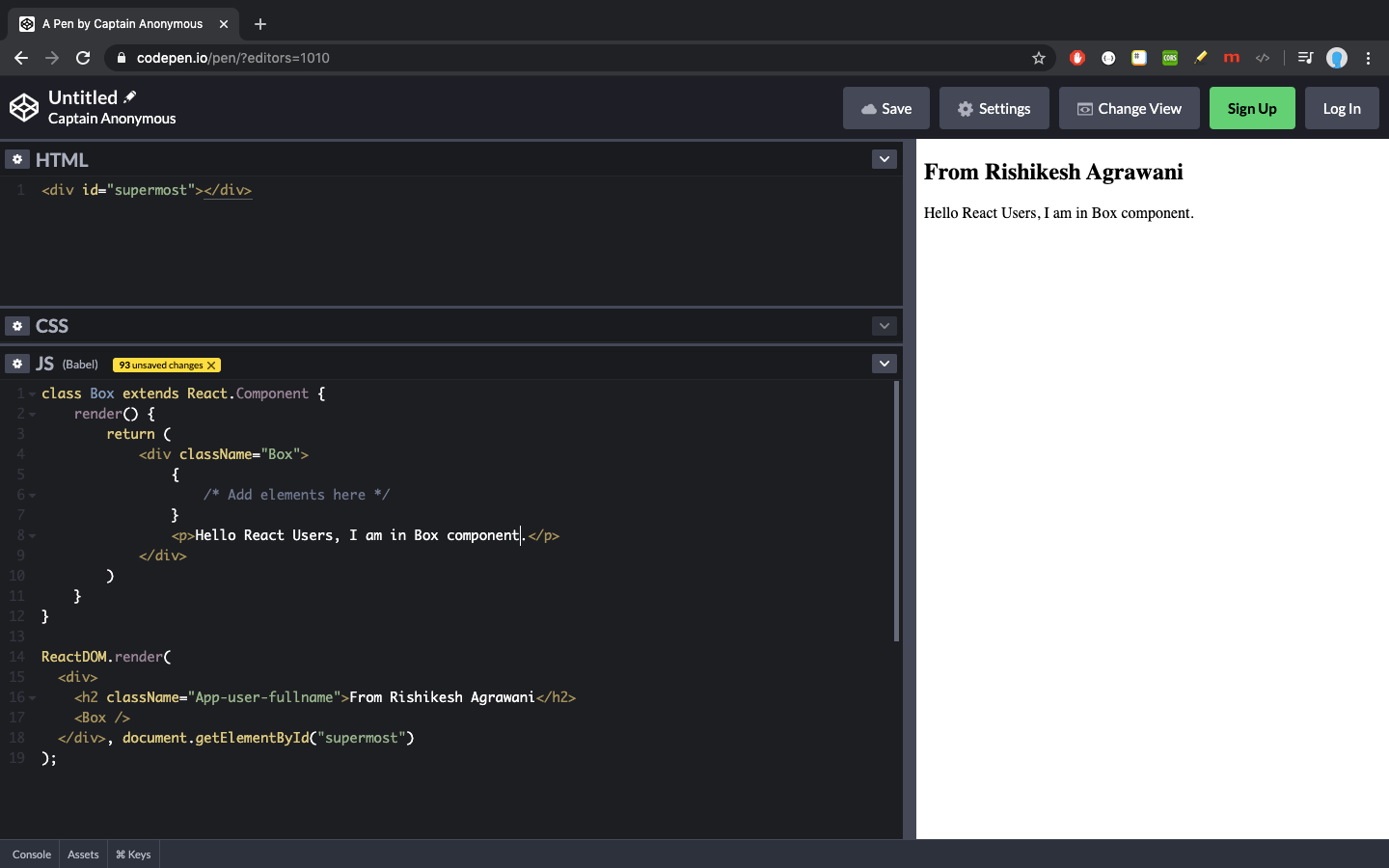 reactcodeproducer An npm package to generate React code snippets