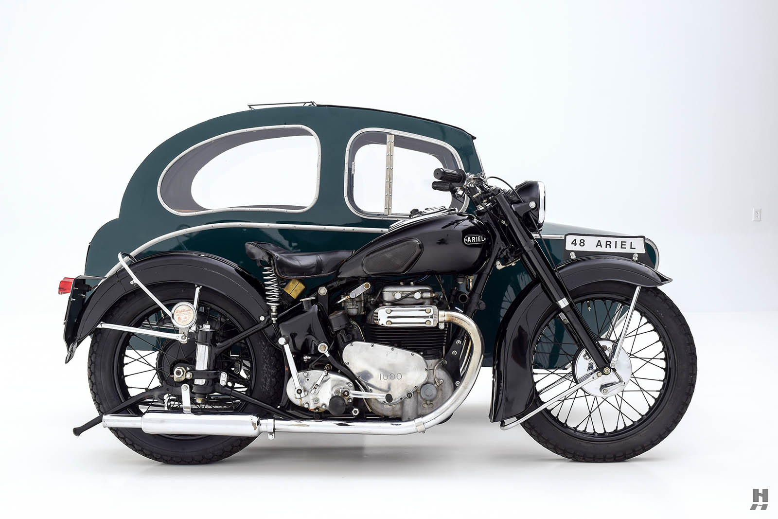 1948 Ariel Square Four Motorcycle With Sidecar Hyman LTD