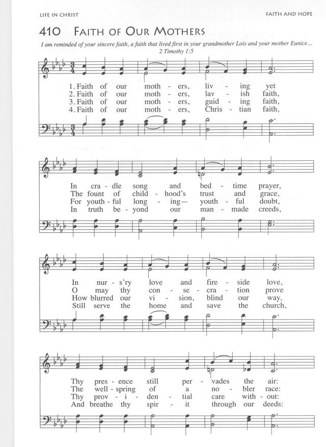 Faith of Our Mothers