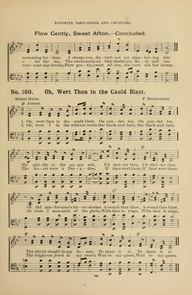 O, Wert Thou in the Cauld Blast