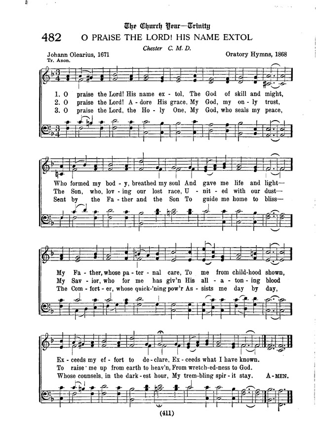 CHESTER (Oratory Hymns)