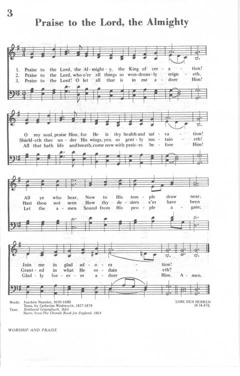 African Methodist Episcopal Church Hymnal 3. Praise to the