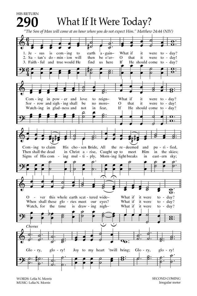 Baptist Hymnal 2008 290. Jesus is coming to earth again