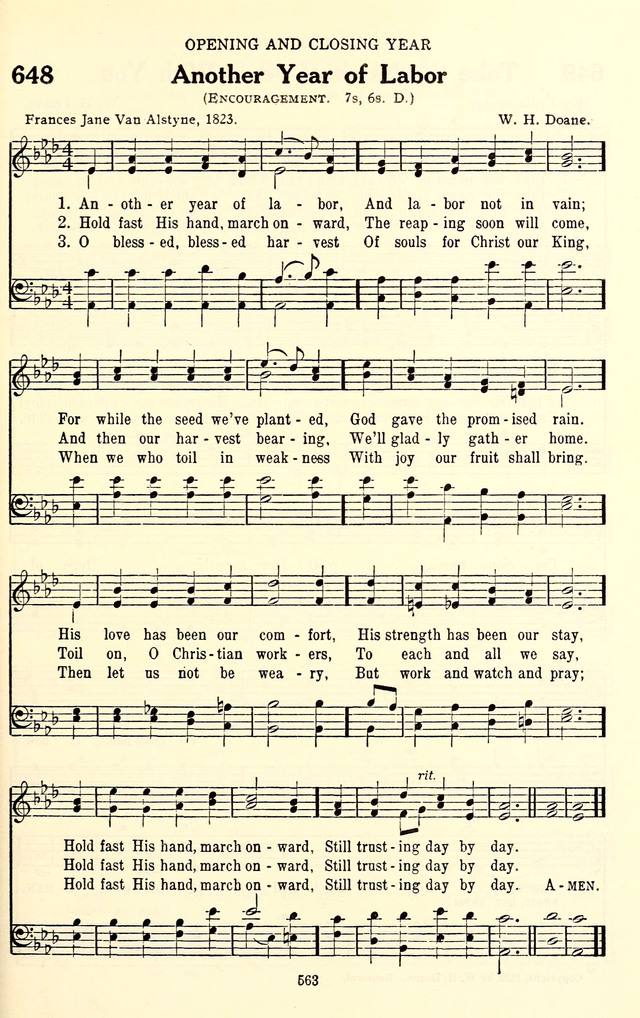 The Baptist Standard Hymnal with responsive readings a new book for
