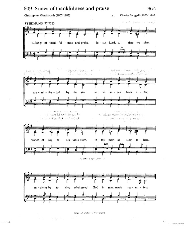Complete Anglican Hymns Old and New 609. Songs of