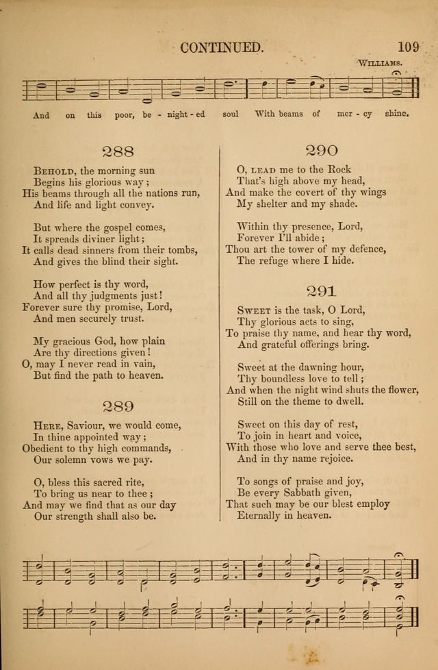 Church ChoralBook containing tunes and hymns for congregational singing, and adapted to choirs