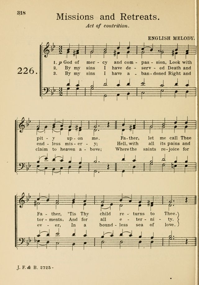 Catholic Church Hymnal with Music 226. God of mercy and compassion