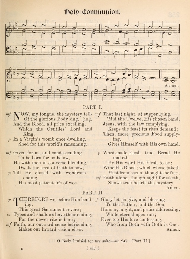 Church Hymns with tunes (New ed.) 257b. Therefore we, before him