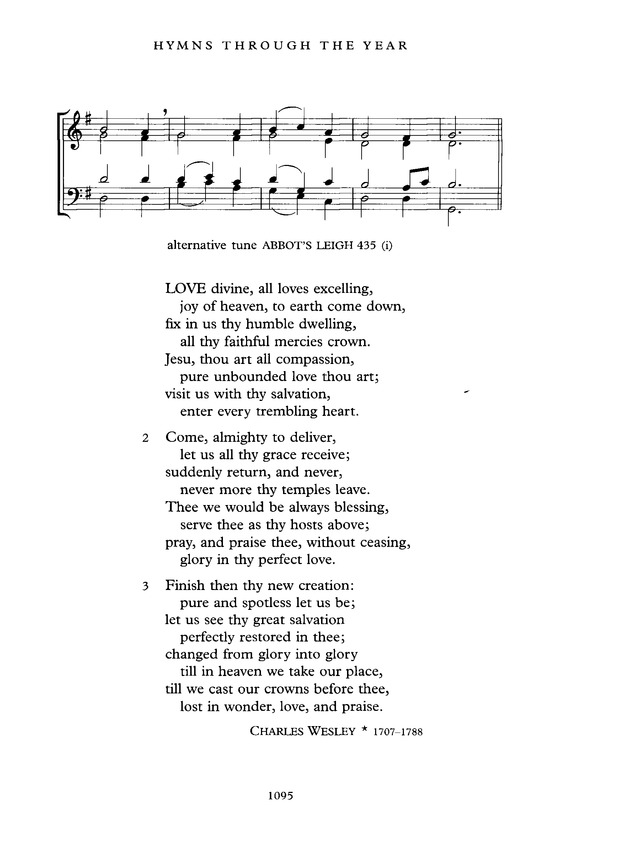 Common Praise A new edition of Hymns Ancient and Modern 516b. Love