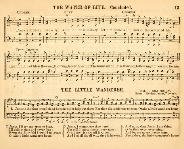 Christian Songs for the Sunday School 42. Jesus, the water of life