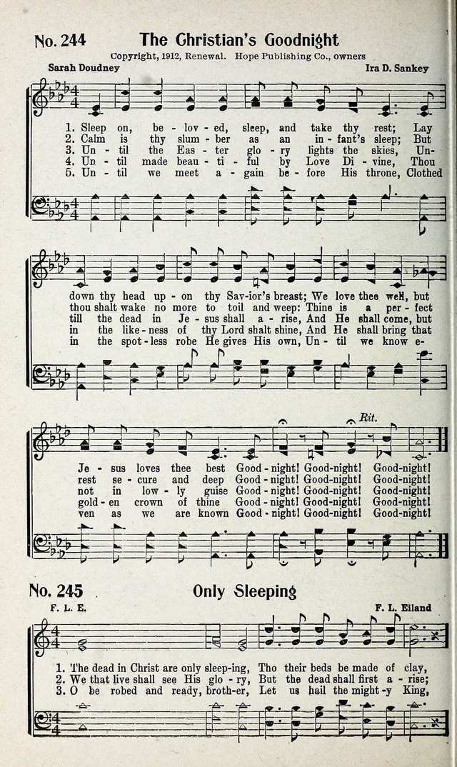 The Christian's goodnight