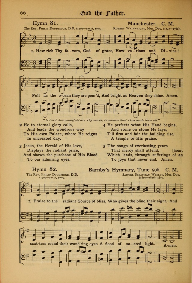 BARNBY'S HYMNARY, TUNE 596