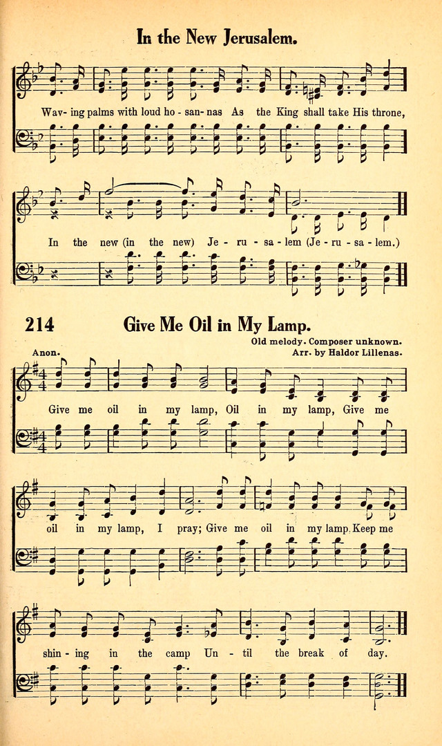 Full Gospel Songs 214. Give me oil in my lamp