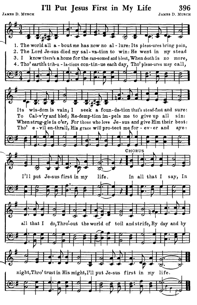 Favorite Hymns of Praise 397. It may be in the valley, where countless