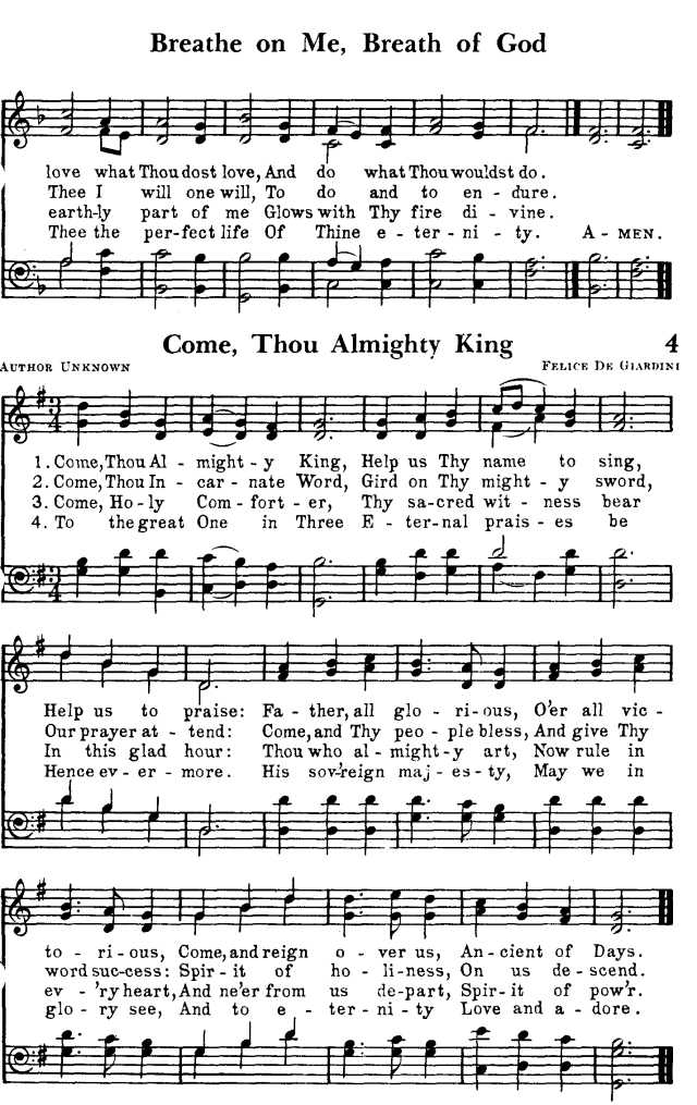 Favorite Hymns of Praise 4. Come, Thou almighty King