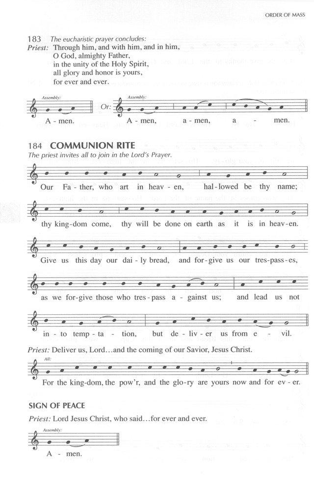 Gather (3rd ed.) 185. Lamb of God, you take away the sins of the world