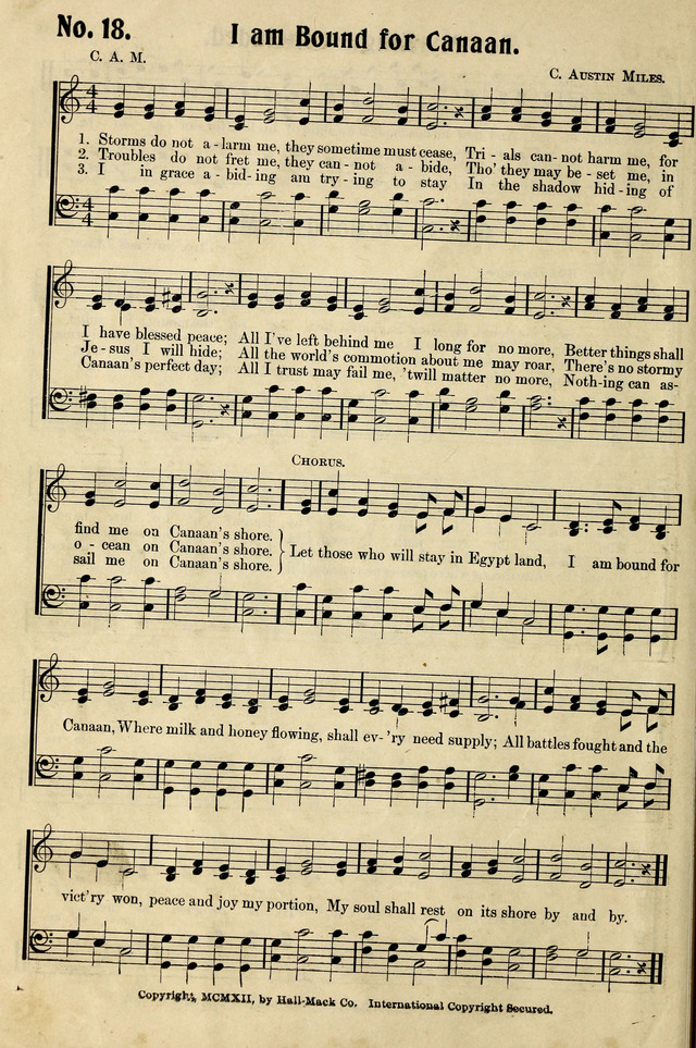 I am bound for Canaan